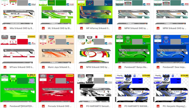download livery pack bussid