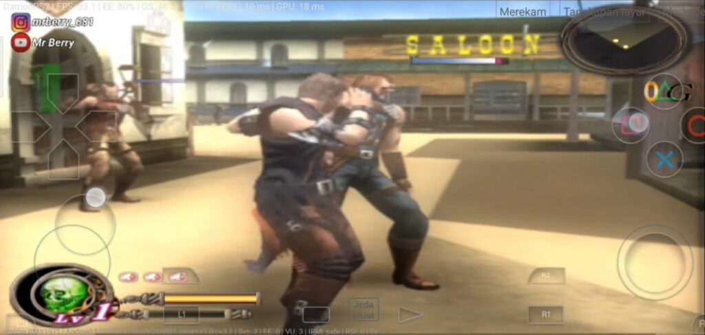 mengatasi damon ps2 lag