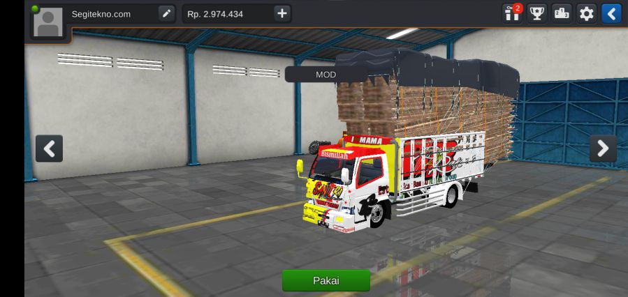 Mod Bussid Truck canter