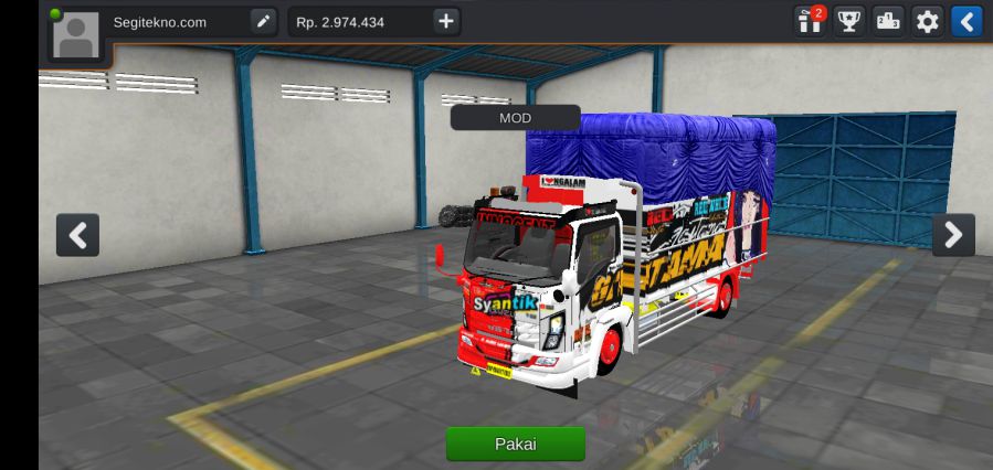 Mod Bussid Truck canter