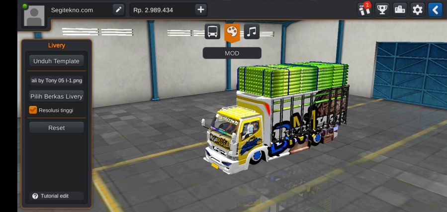 download mod bussid truck
