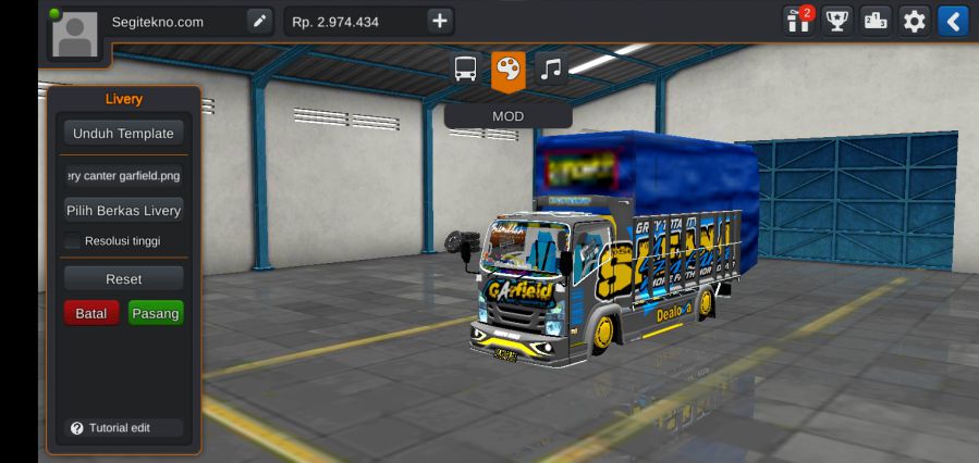 download mod bussid truck