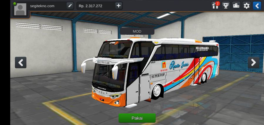 Mod Bussid JB3+ Rosalia Indah