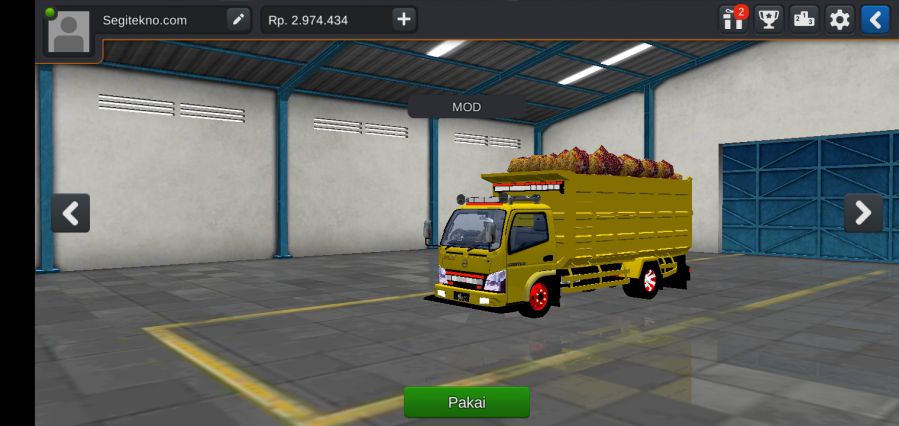 Mod Bussid Truck oleng