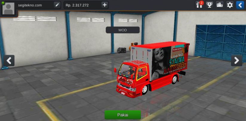 Mod Bussid Truck canter