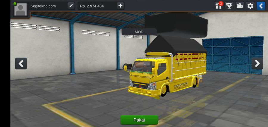 Mod Bussid Truck canter
