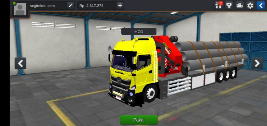 Mod Bussid Truck oleng