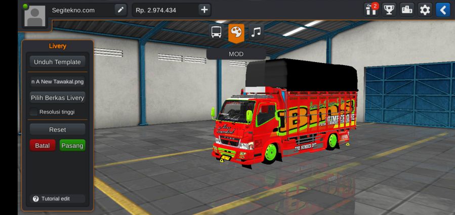 download mod bussid truck