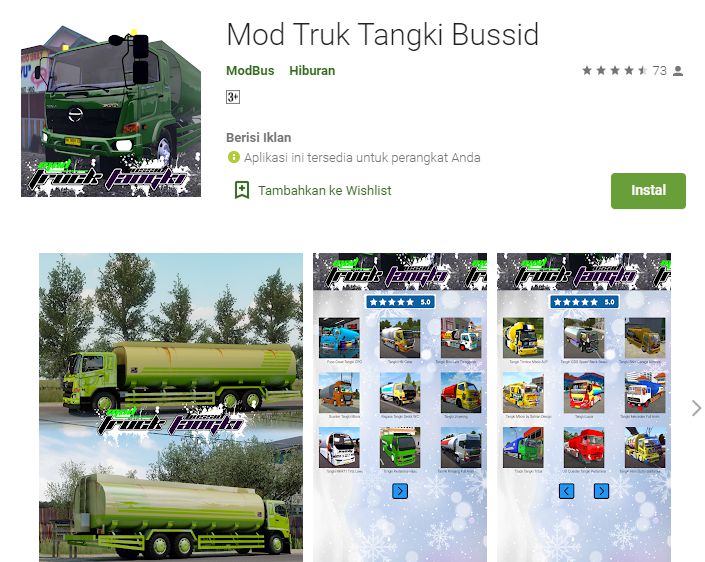 Mod Bussid Truck oleng