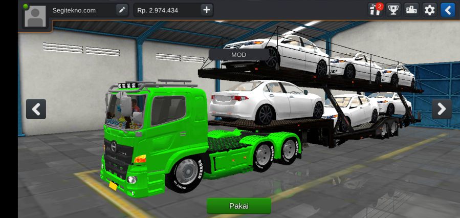 Mod Bussid Truck trailer