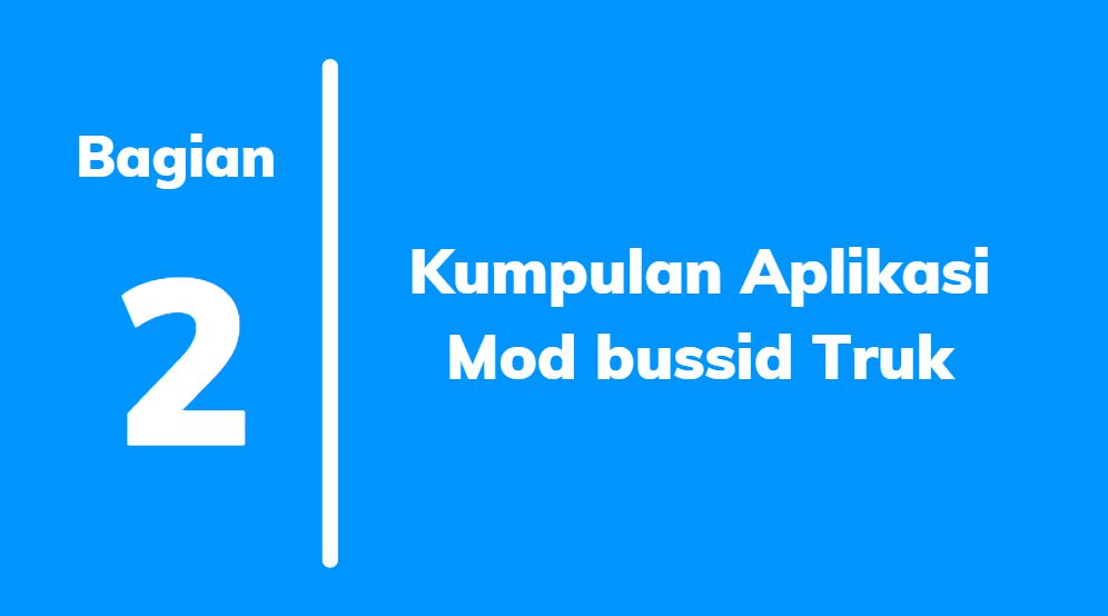 download mod bussid truck