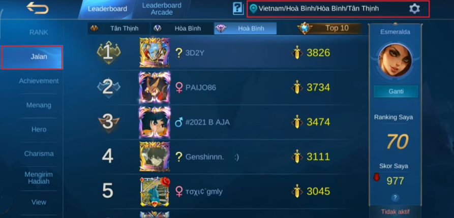 badge supreme mobile legends