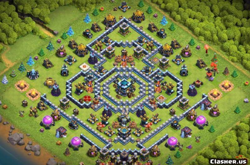 akun coc th 13 max sultan gratis
