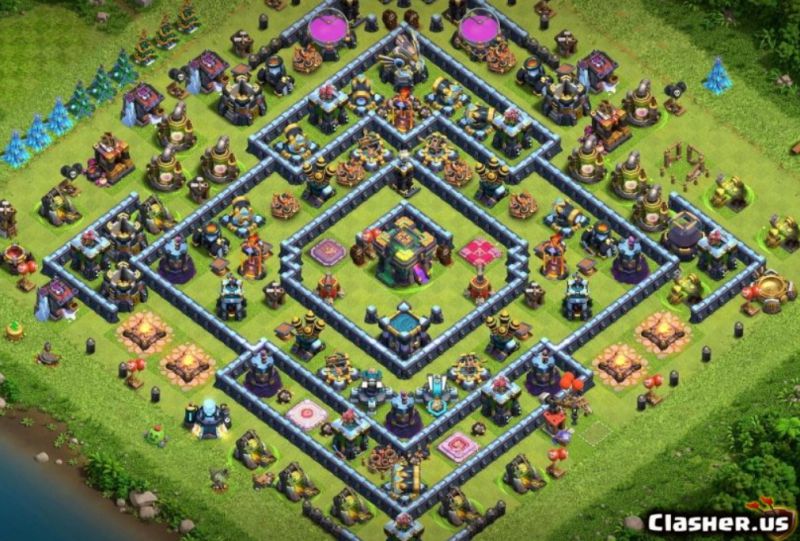 akun coc gratis th 14 level tinggi