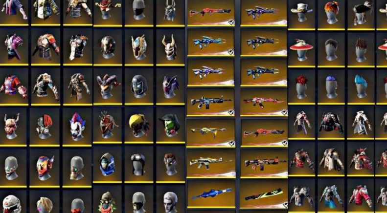 akun free fire full skin