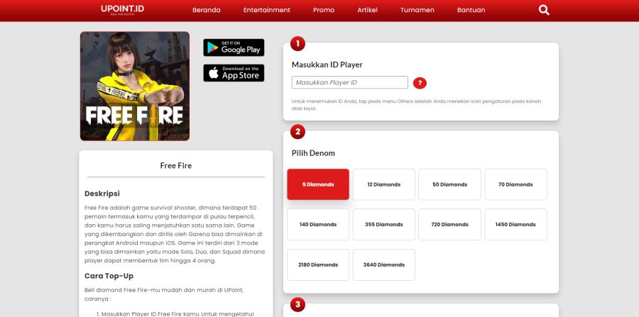 topup ff dengan pulsa