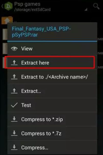 cara instal game ppsspp