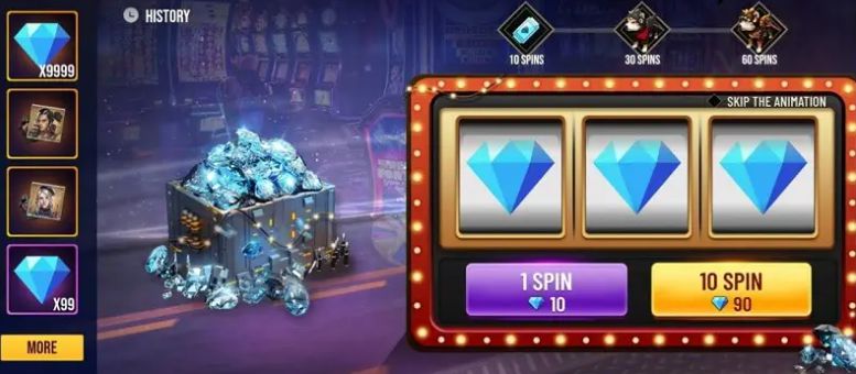 lucky spin ff