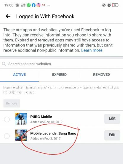 unbin akun Free Fire dari Facebook