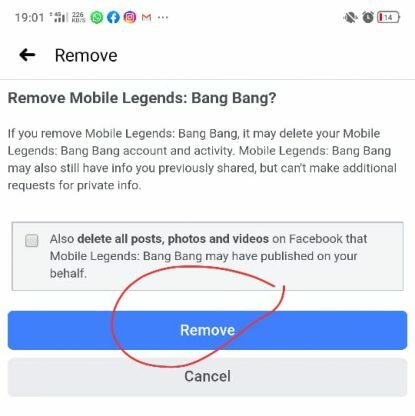 unbin akun Free Fire dari Facebook