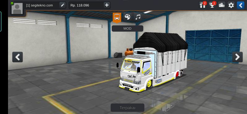 Mod bussid terbaru truck ceper