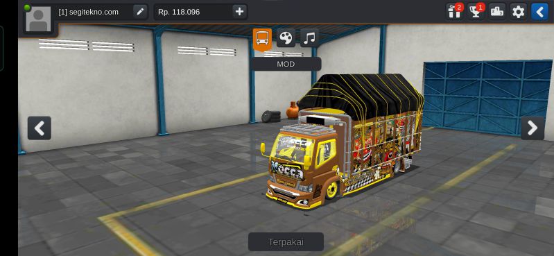 Mod truck bussid contes ceper mocca