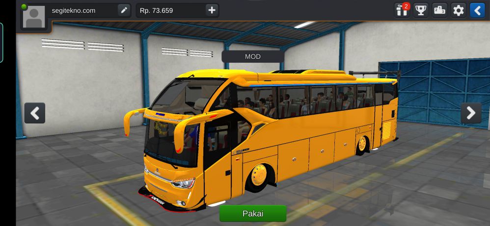 Mod Bussid Bus Racing SR2 Scania
