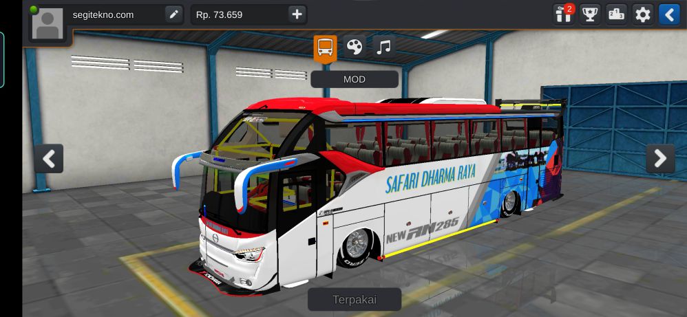 Mod Bussid Bus Racing SR2