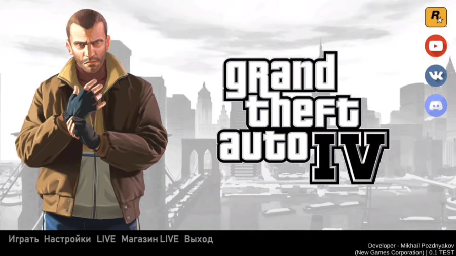 User Interface Game GTA 4 di Android