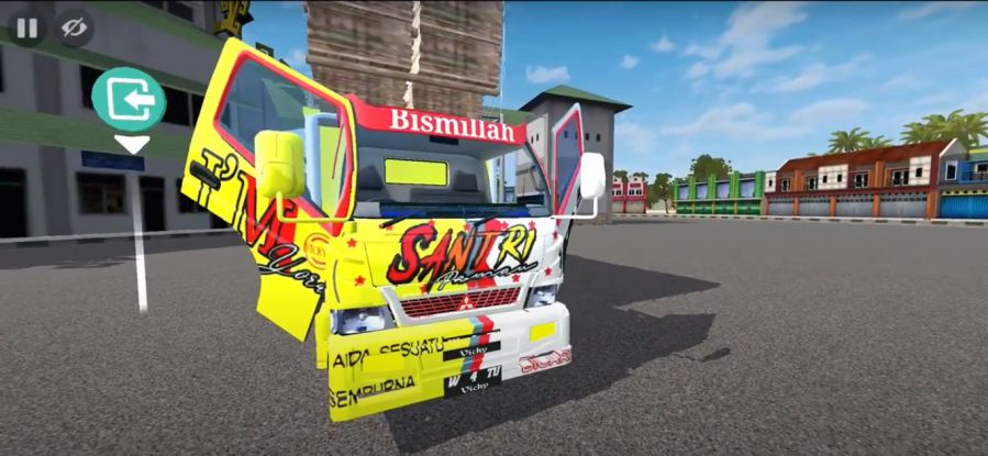 Tampilan Mod Truck Paman Santri