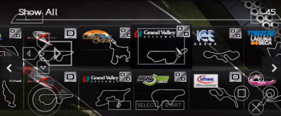 lintasan gran turismo ppsspp