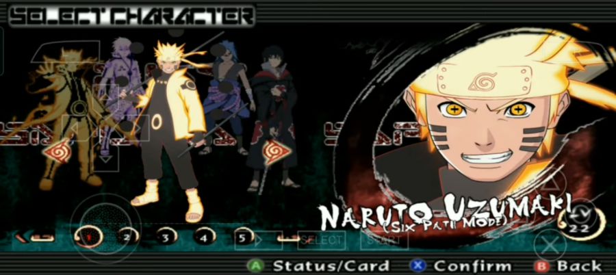 Karakter Game Naruto Shippuden Ultimate Ninja Storm 4 PPSSPP