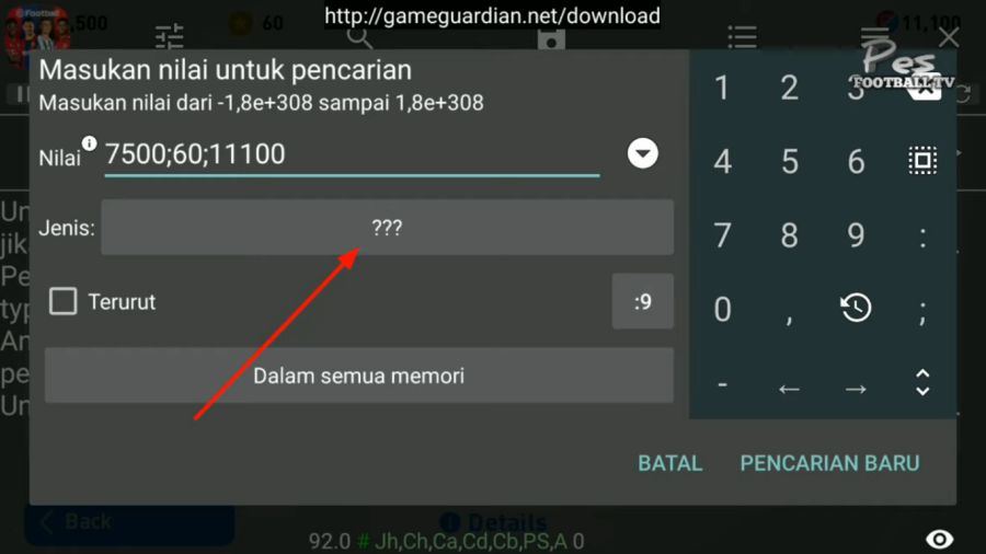 Cara Cheat PES Mobile (1)