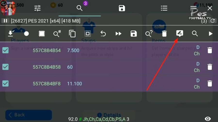 Cara Cheat PES Mobile (2)