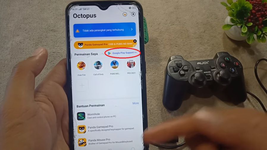 UI Aplikasi Octopus