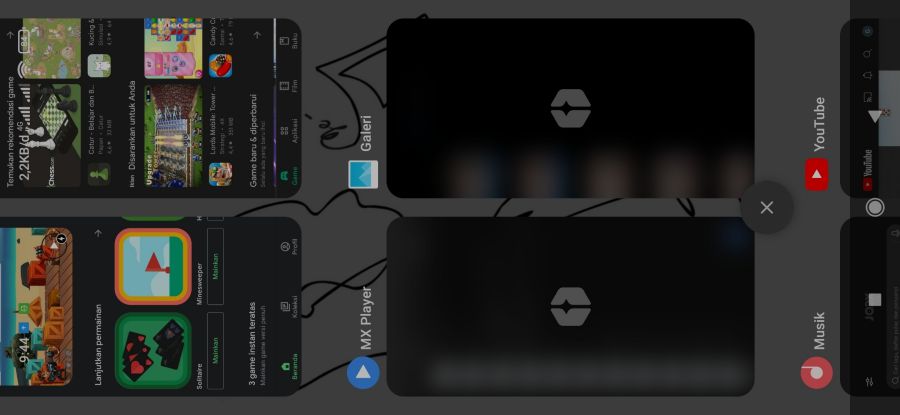 Fitur Multitasking
