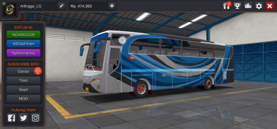 Tampilan Bus HD Sebelum Dipasang Mod SR2 Prime