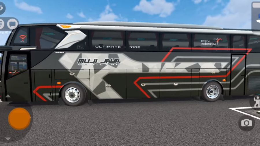 Bagian Samping Bus Dengan Kodename Bussid JB3 SHD Mabar