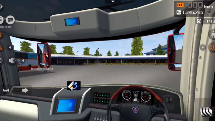 Interior Kemudi Bus
