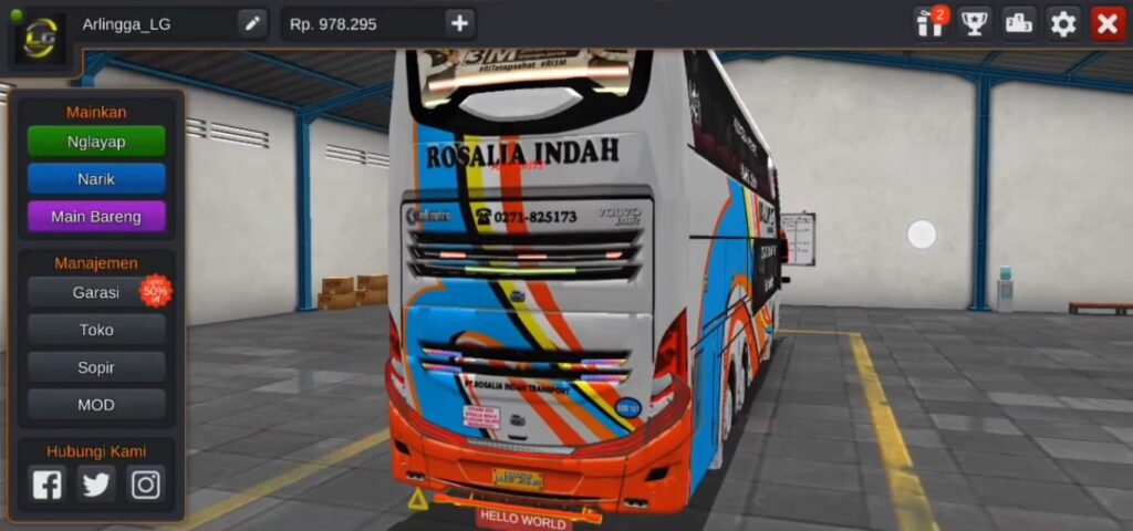 Sedikit BUg Pada Kodename Bussid JB3+ SDD
