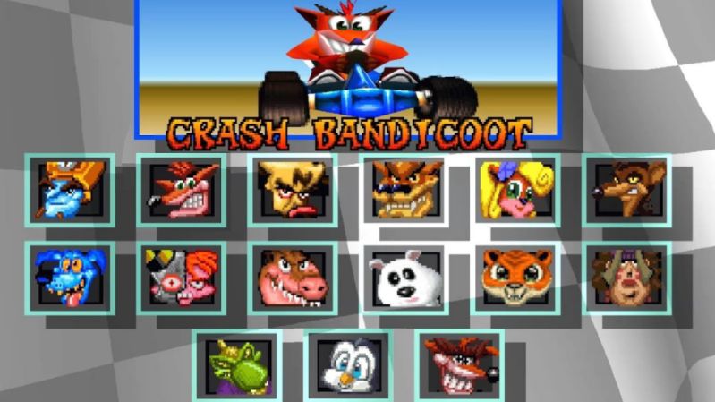Cheat Karakter CTR PS1