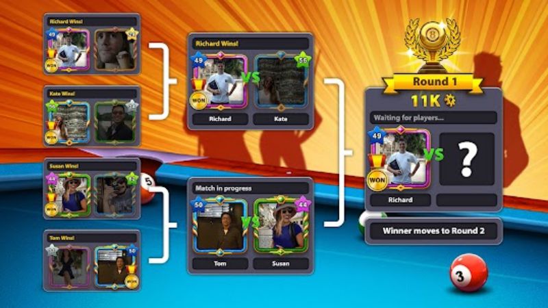 8 Ball Pool Mod Apk Unlock Mde Turnamen