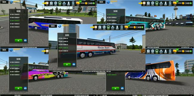 Fitur Full Skin Dari Paket Download Bus Simulator Ultimate Mod Indonesia