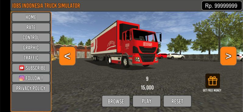 IDBS Truck Simulator unlimited money Mod Apk