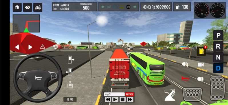 Kualitas Grafik Dalam Paket Download IDBS Truck Simulator Mod Apk