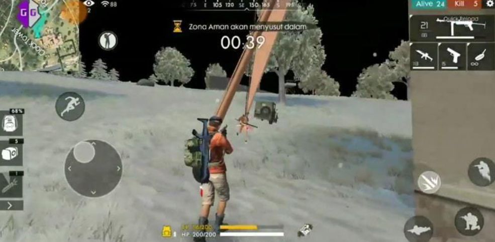 cara cheat antena view tanpa game guardian ff