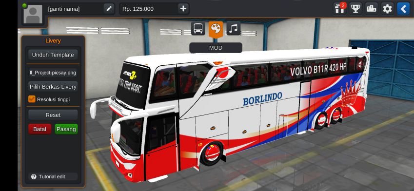 Download Livery Bussid Bus UHD Borlindo