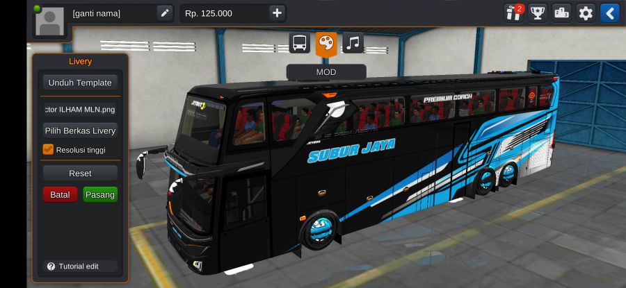 Download Livery Bussid Bus UHD Subur Jaya