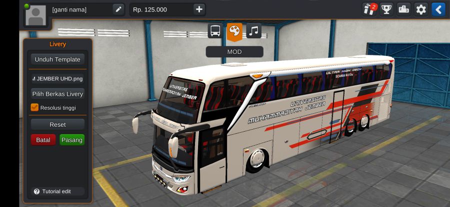 Bus UHD Universitas Muhammadiyah Jember