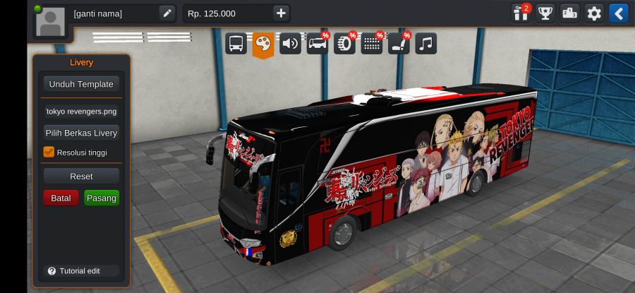 Download Livery Bussid Anime Tokyo Revengers